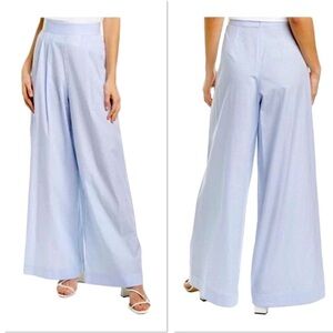 Petersyn X Revolve Womens Size XS Wide Leg Tatum Blue/White Striped Pants New